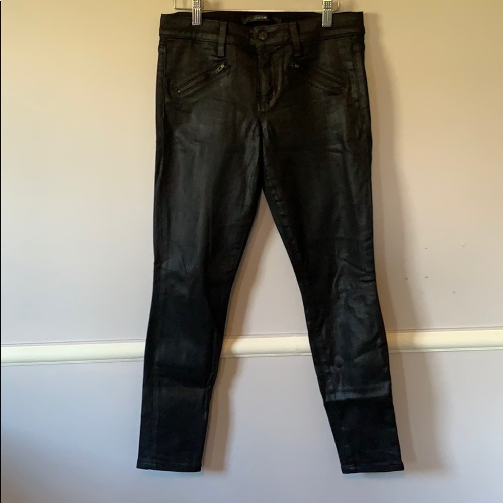 Joe’s Coated Black Jeans